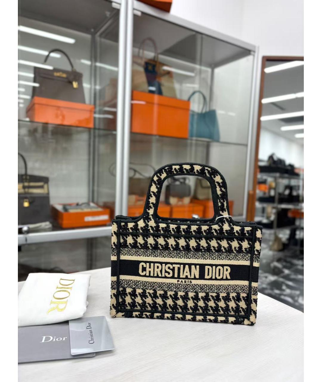 CHRISTIAN DIOR Мульти тканевая сумка с короткими ручками, фото 2