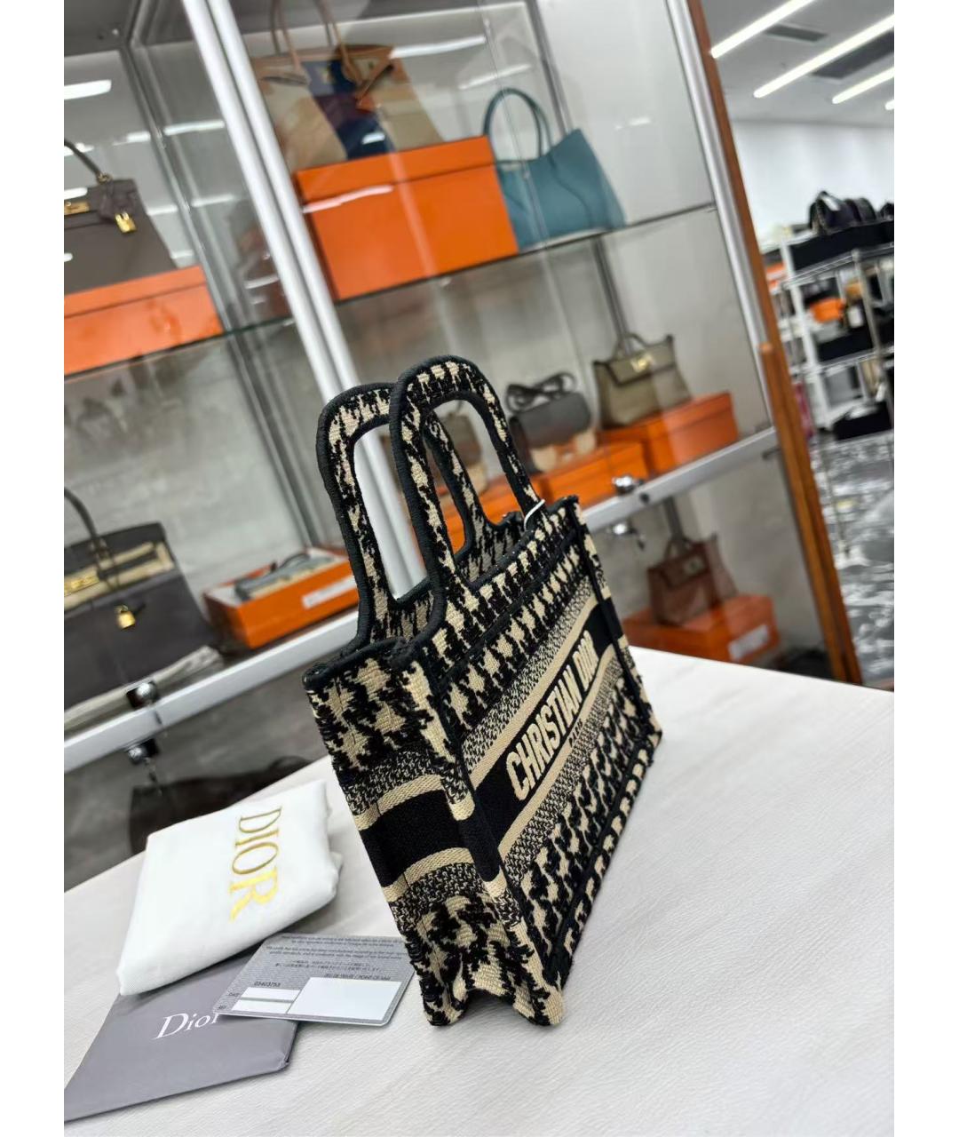 CHRISTIAN DIOR Мульти тканевая сумка с короткими ручками, фото 4