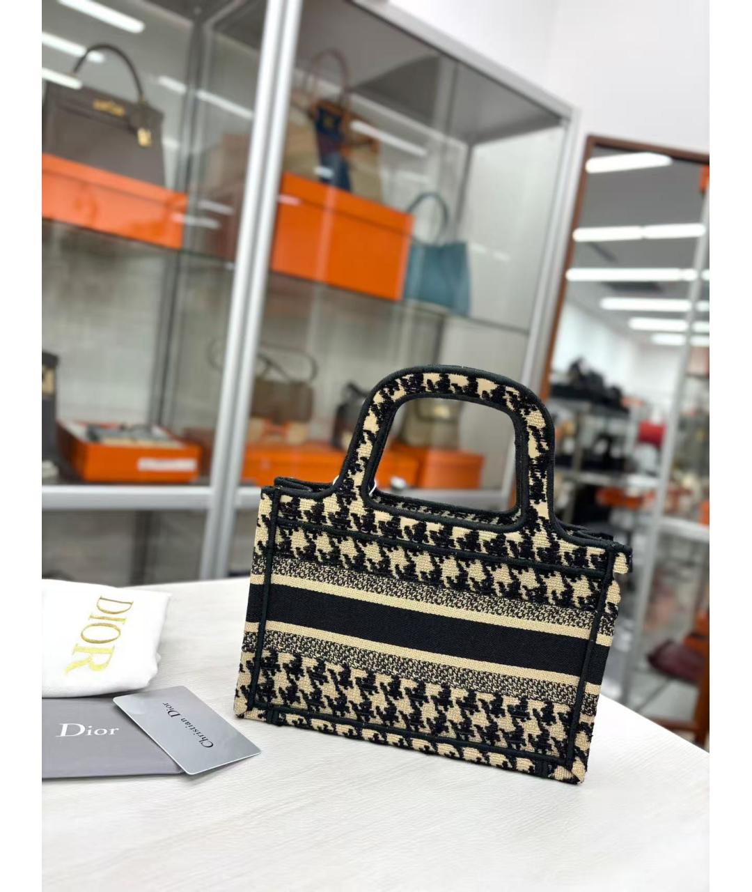 CHRISTIAN DIOR Мульти тканевая сумка с короткими ручками, фото 3