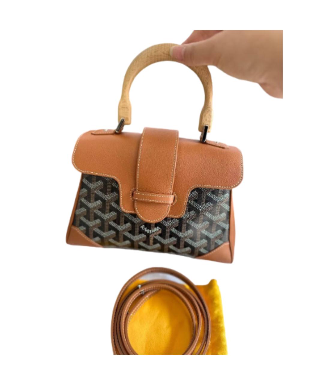 GOYARD Коричневая сумка через плечо, фото 2