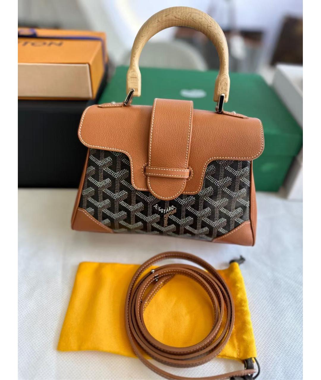 GOYARD Коричневая сумка через плечо, фото 7