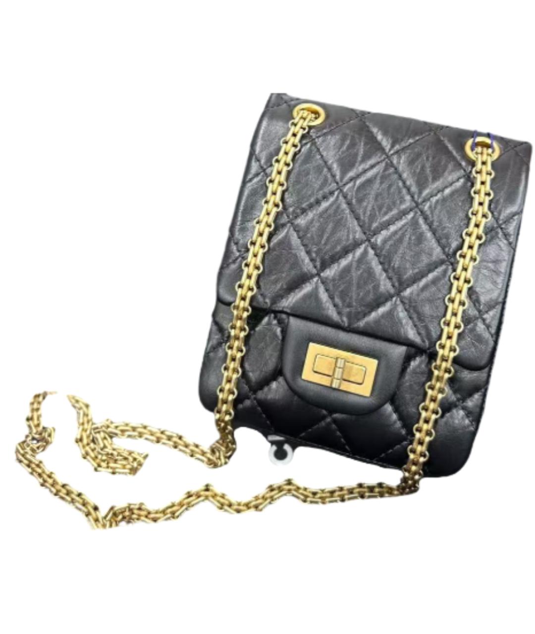 CHANEL Черная кожаная сумка через плечо, фото 1