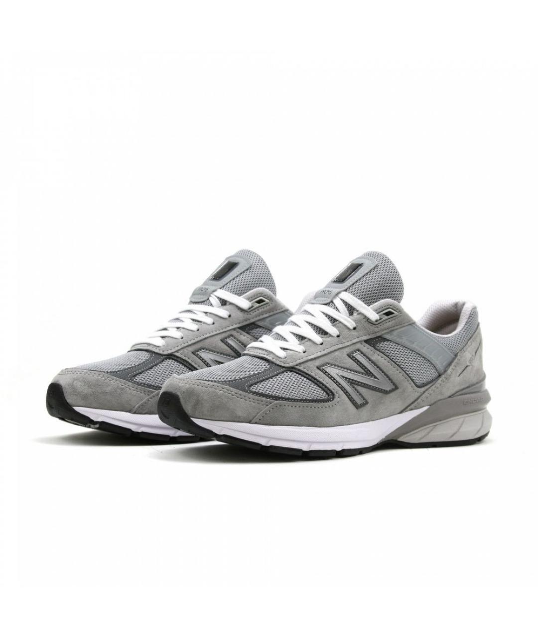 NEW BALANCE Серые низкие кроссовки / кеды, фото 4