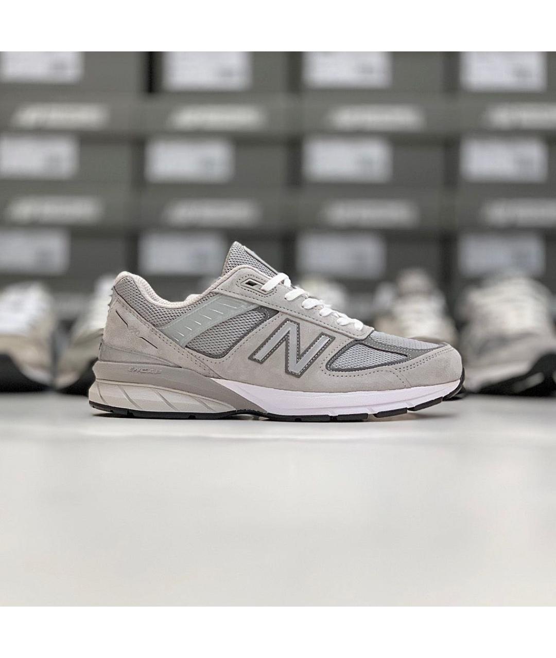 NEW BALANCE Серые низкие кроссовки / кеды, фото 7