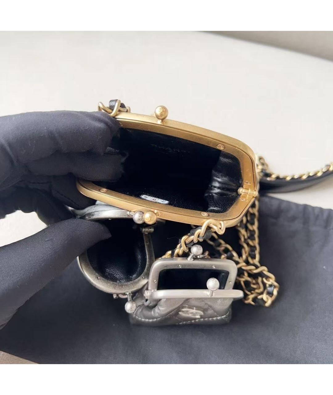 CHANEL Кожаная сумка через плечо, фото 5
