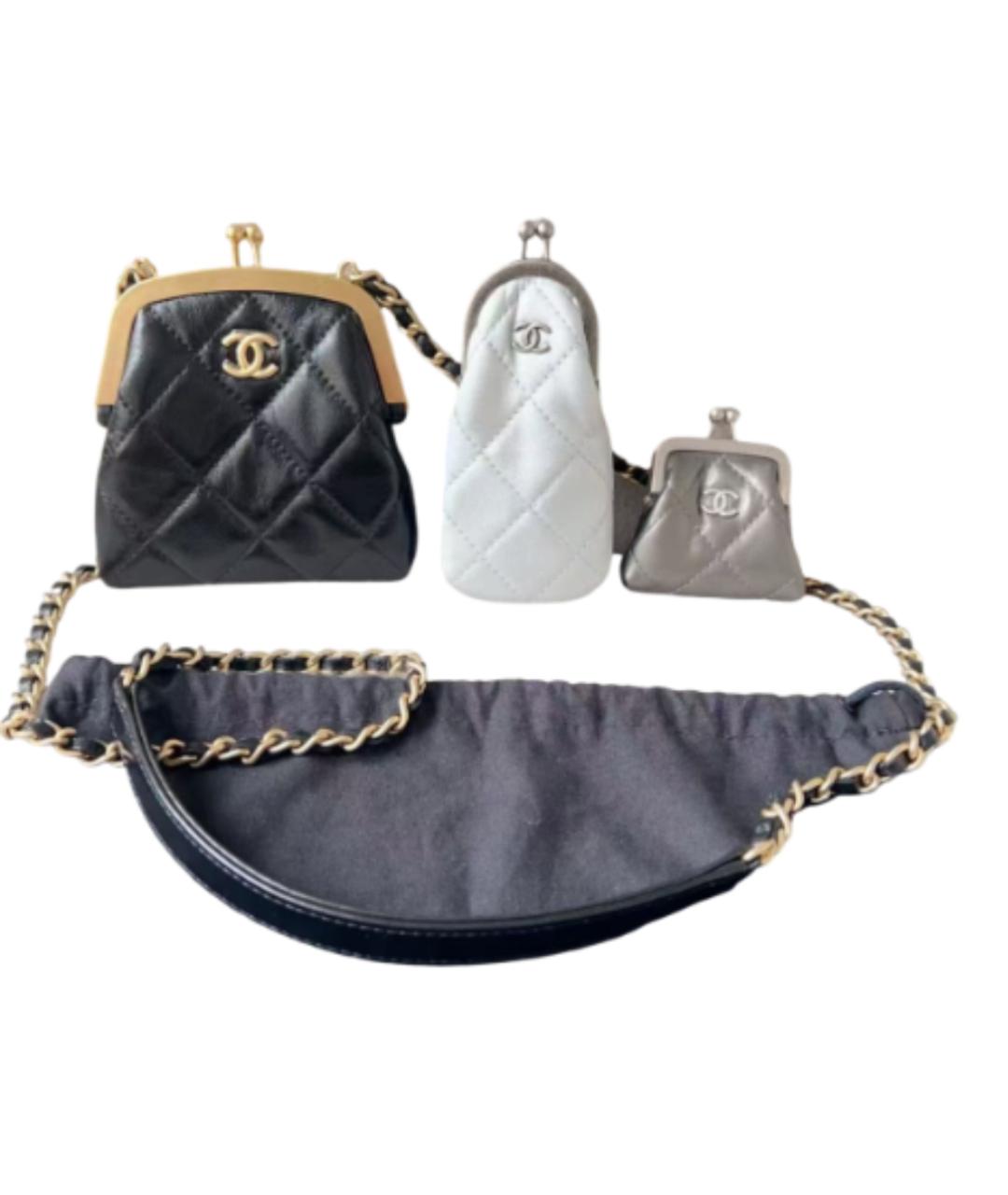 CHANEL Кожаная сумка через плечо, фото 6