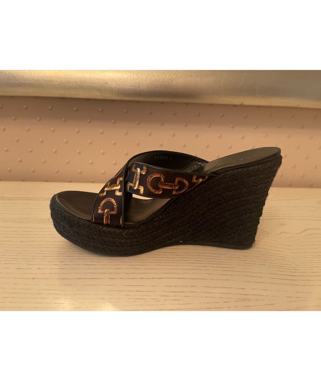 GUCCI Черные босоножки, фото 8