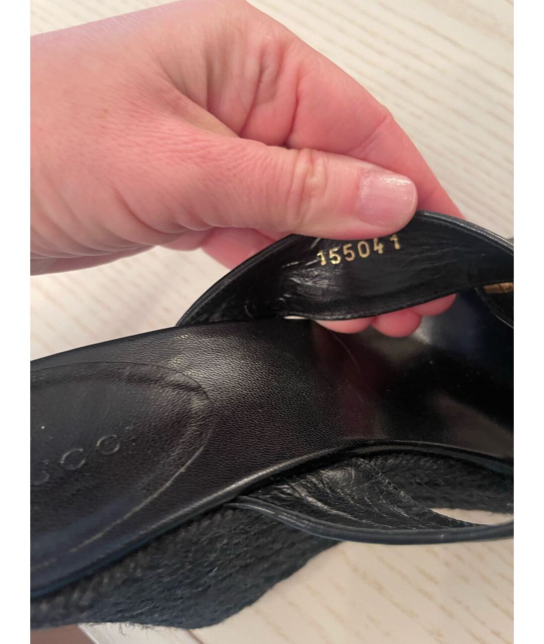 GUCCI Черные босоножки, фото 4