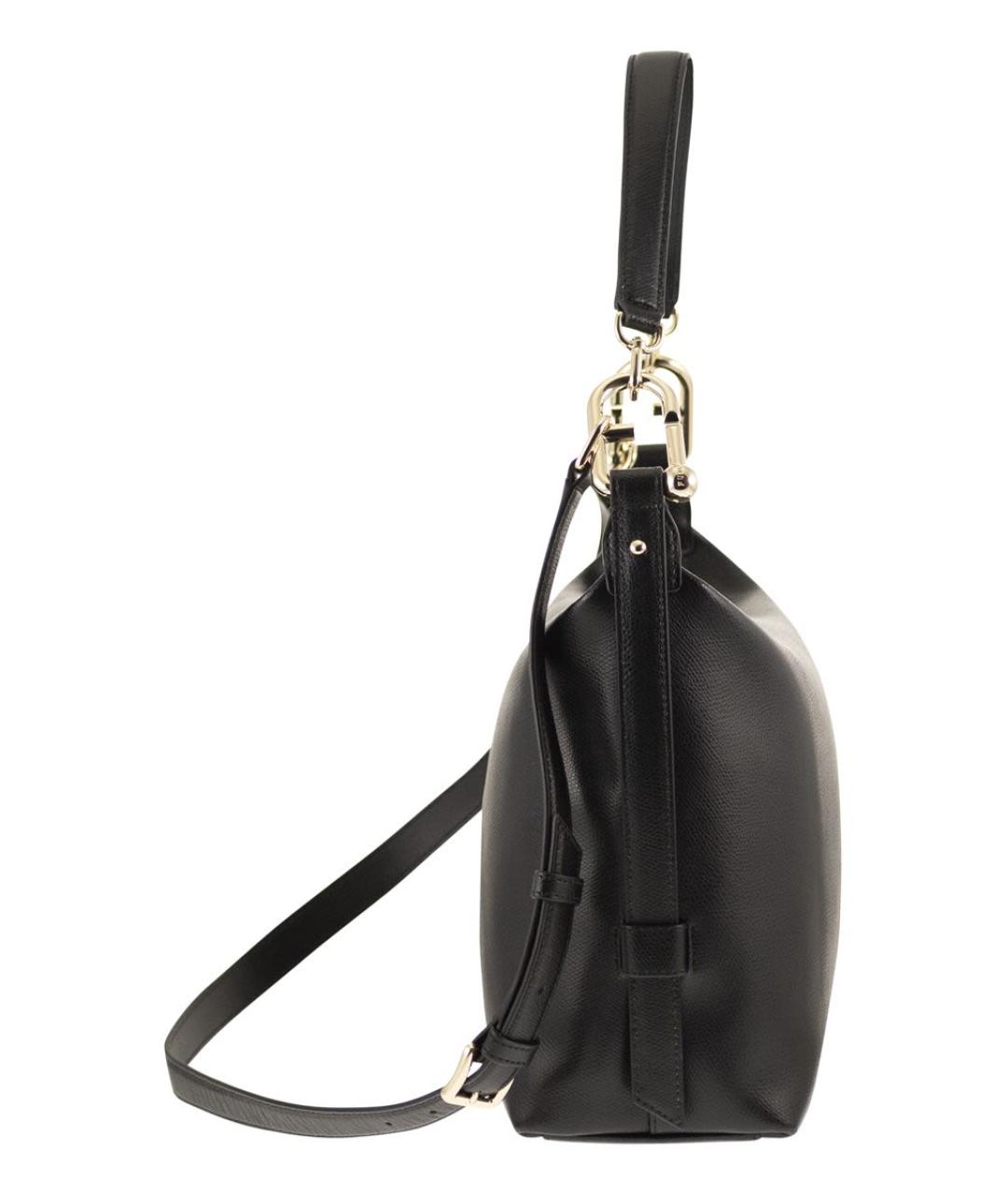 FURLA Черная кожаная сумка через плечо, фото 3