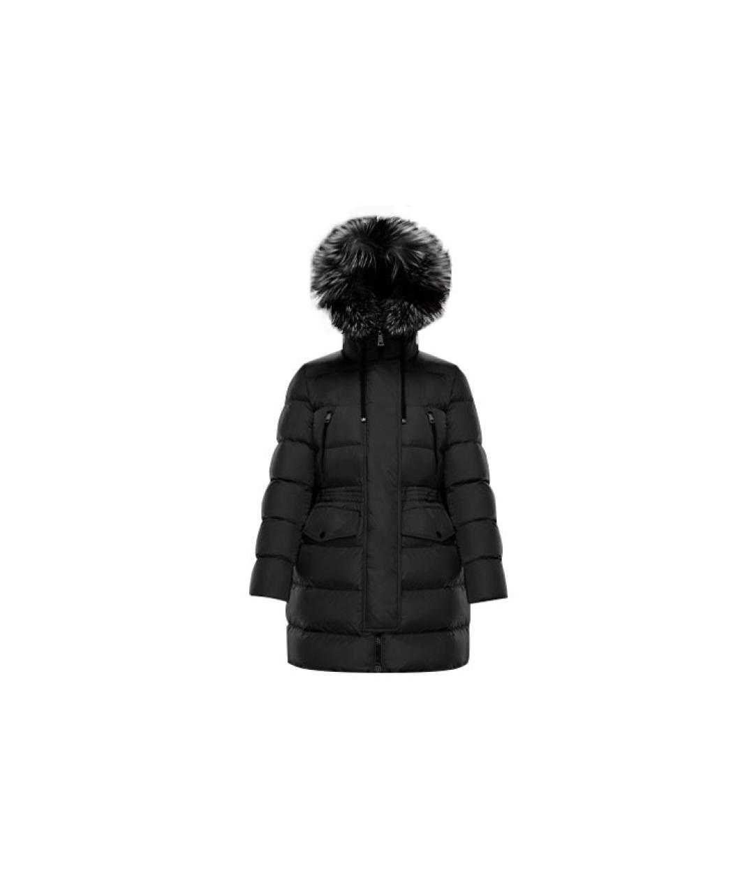 MONCLER Черный пуховик, фото 6