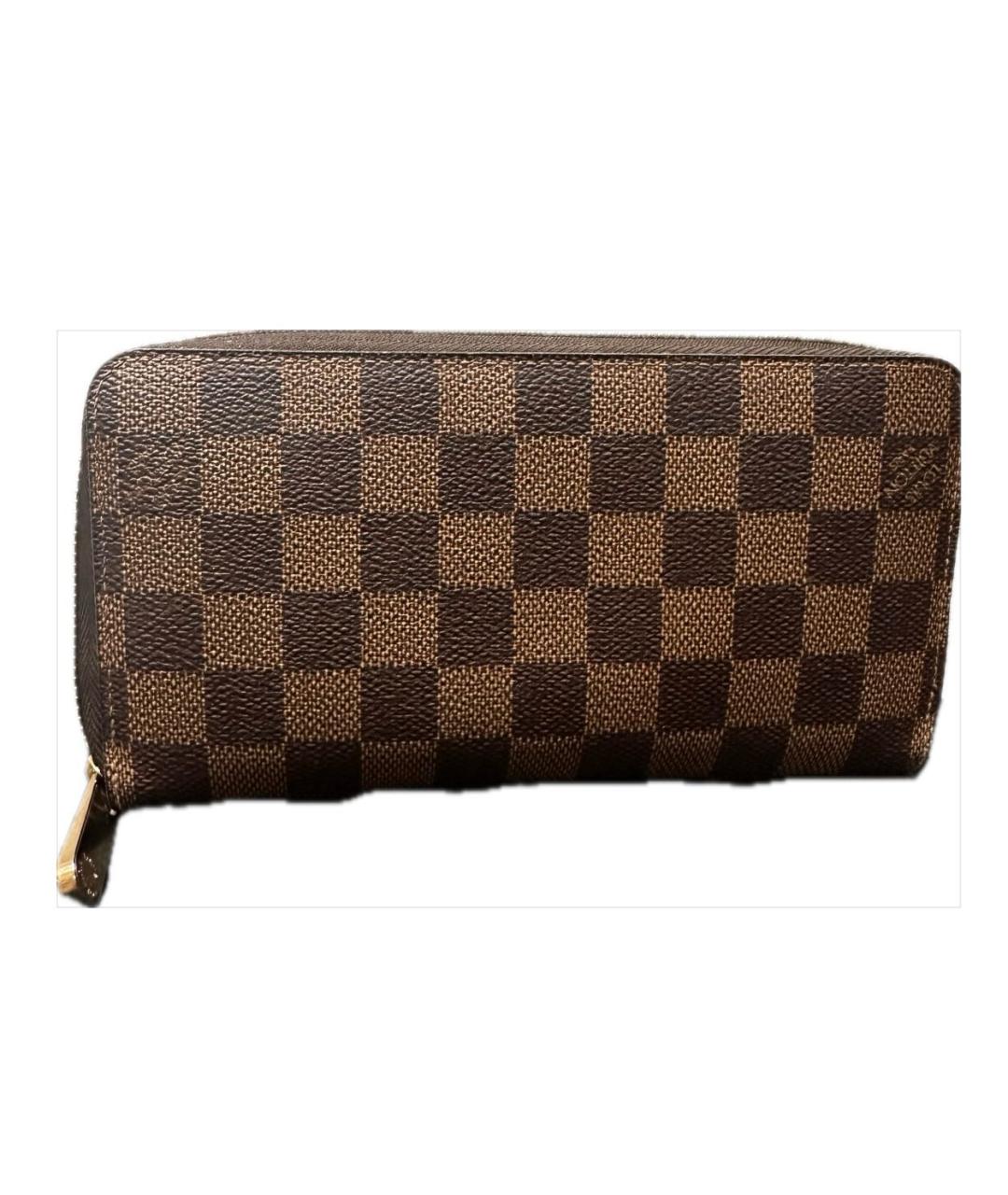 LOUIS VUITTON Коричневый кошелек, фото 7