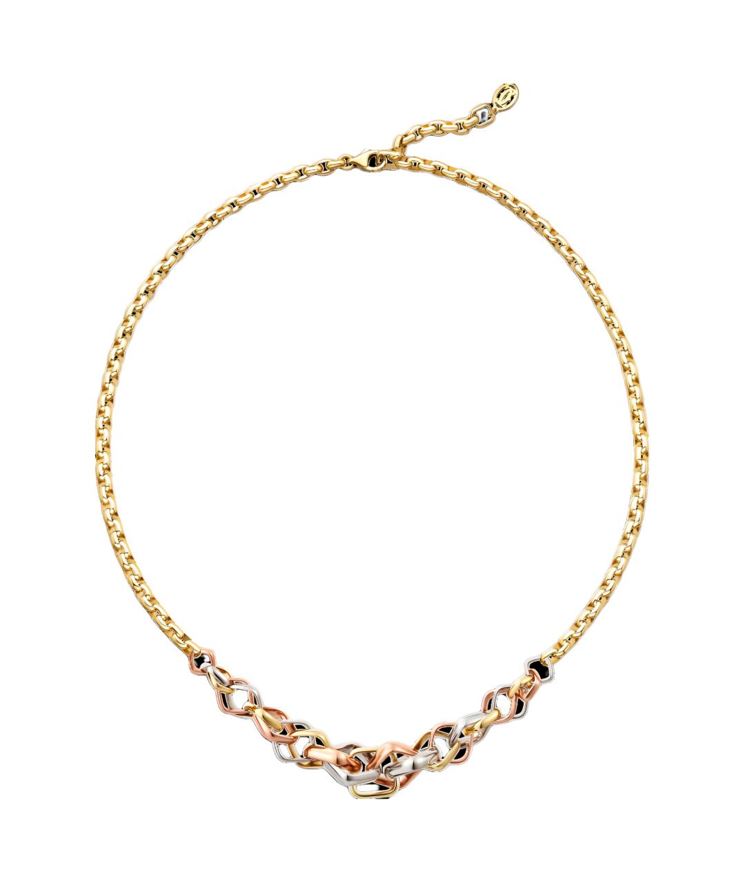 CARTIER Золотое колье из желтого золота, фото 1