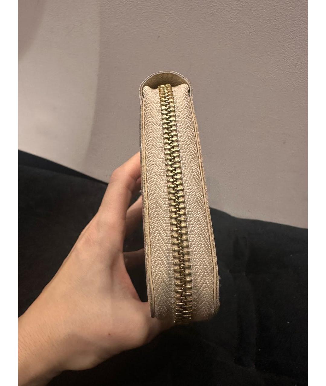 LOUIS VUITTON Белый кошелек, фото 5