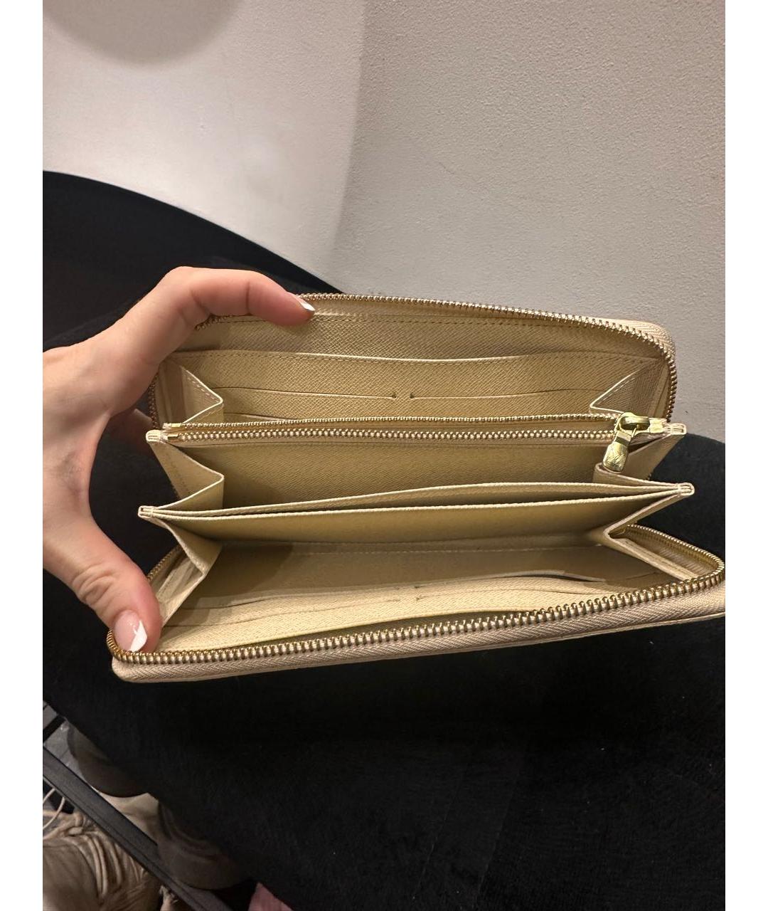 LOUIS VUITTON Белый кошелек, фото 4