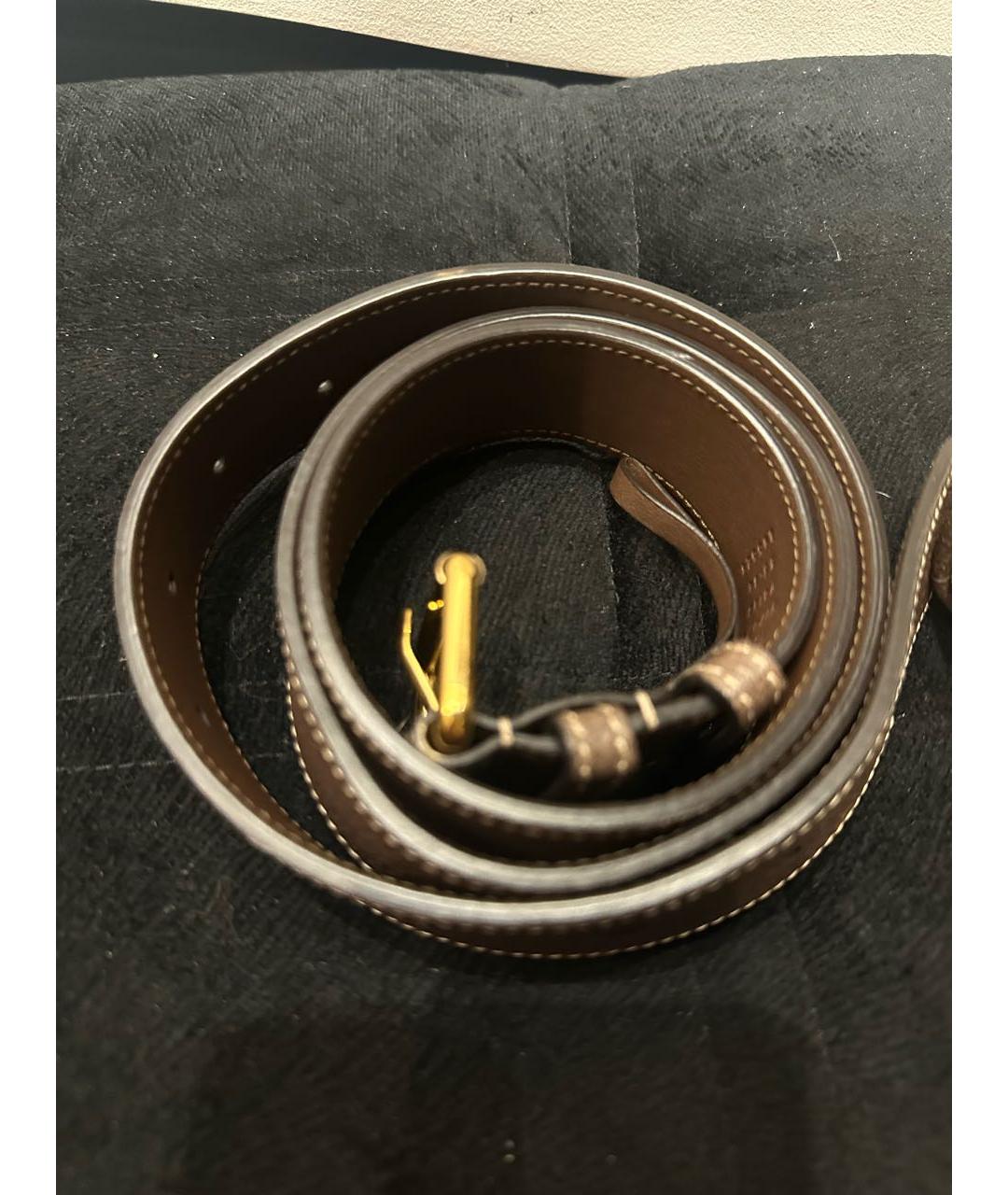 GUCCI Коричневая поясная сумка, фото 5