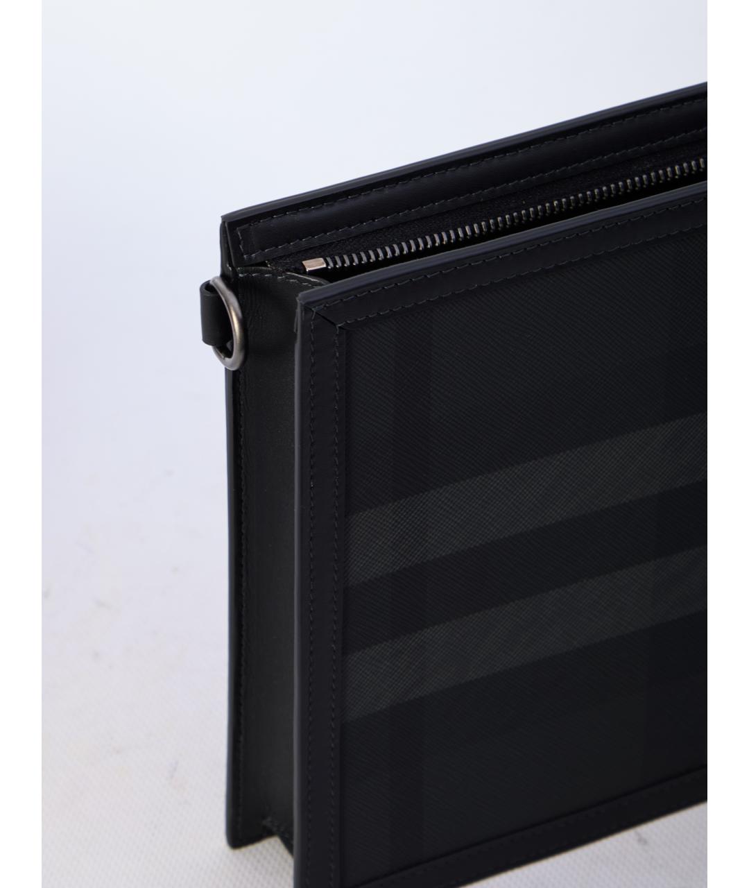BURBERRY Черная папка для документов, фото 4