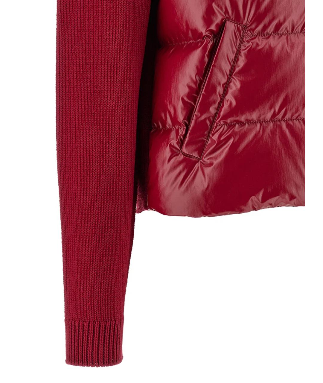 MONCLER Красная шерстяная куртка, фото 2