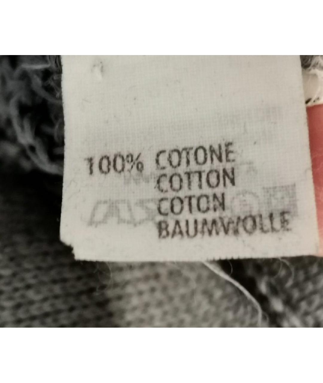 BRUNELLO CUCINELLI Серый хлопковый кардиган, фото 8