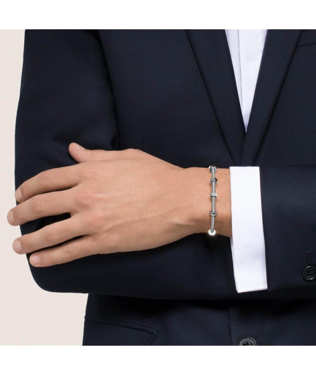 CARTIER Серебрянный браслет из белого золота, фото 3