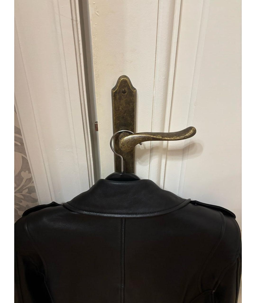 BATS Черная кожаная куртка, фото 2