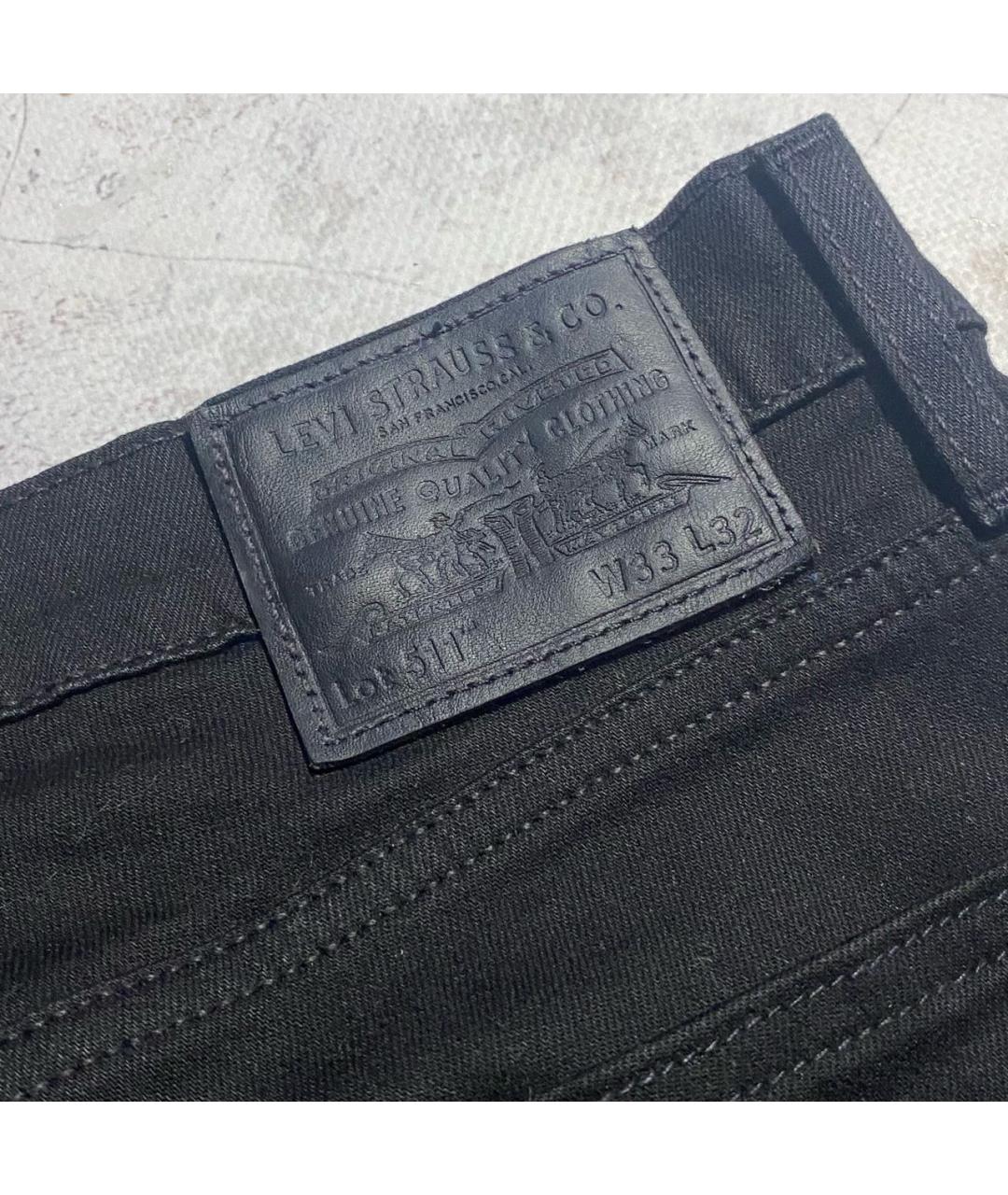 LEVI'S Черные прямые джинсы, фото 3