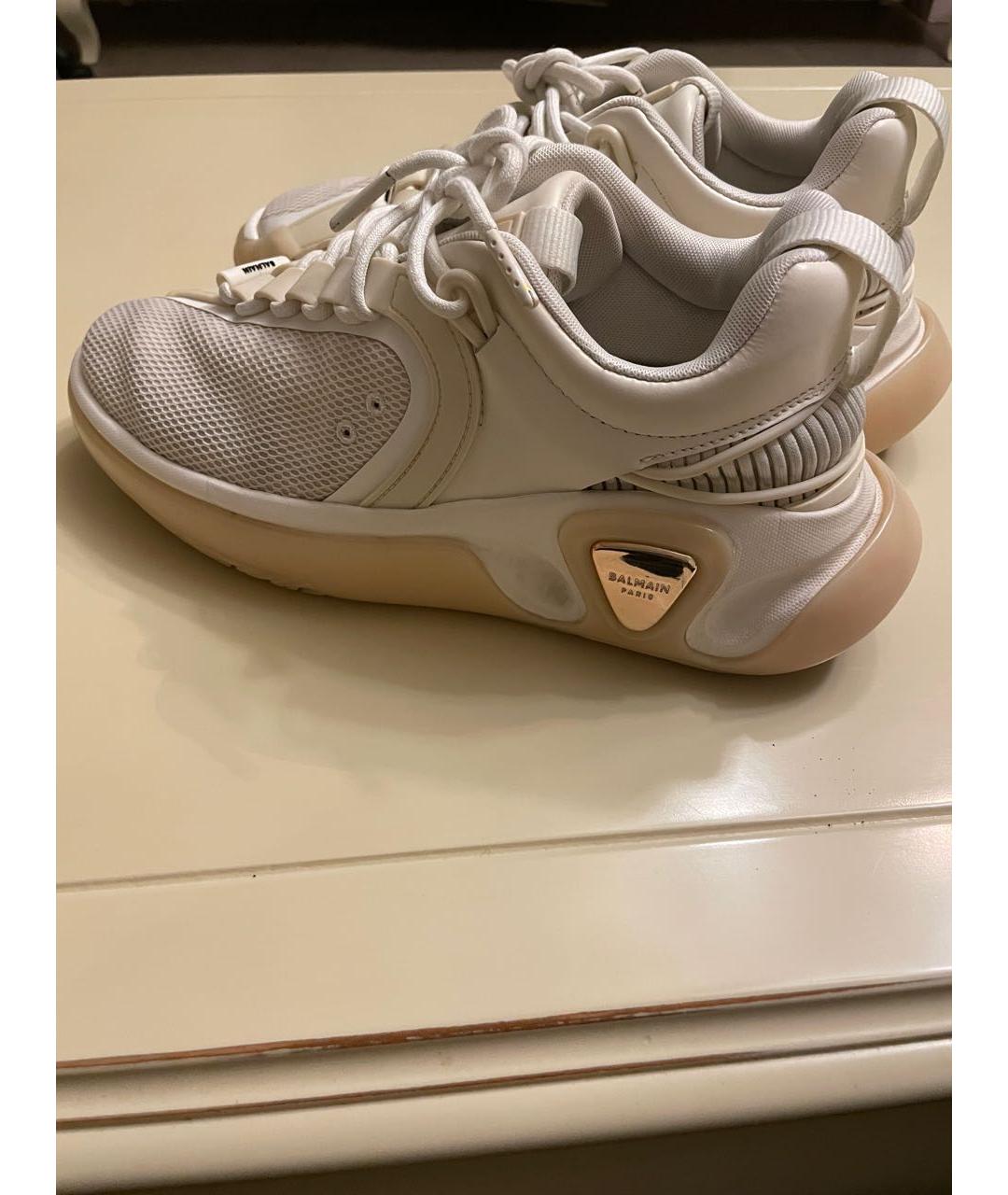 BALMAIN Бежевые кроссовки, фото 7