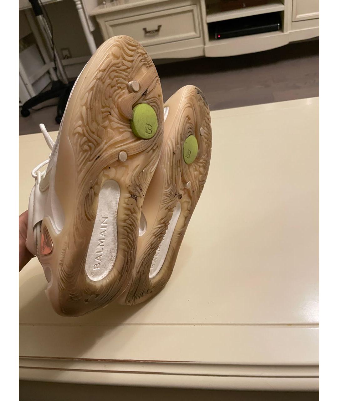BALMAIN Бежевые кроссовки, фото 6