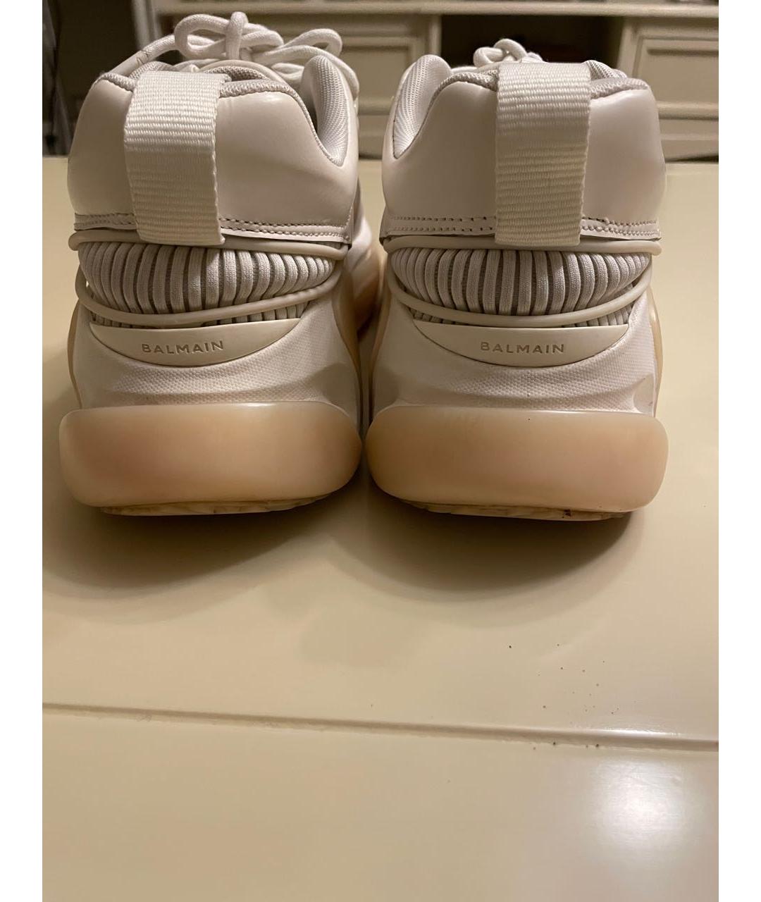 BALMAIN Бежевые кроссовки, фото 4