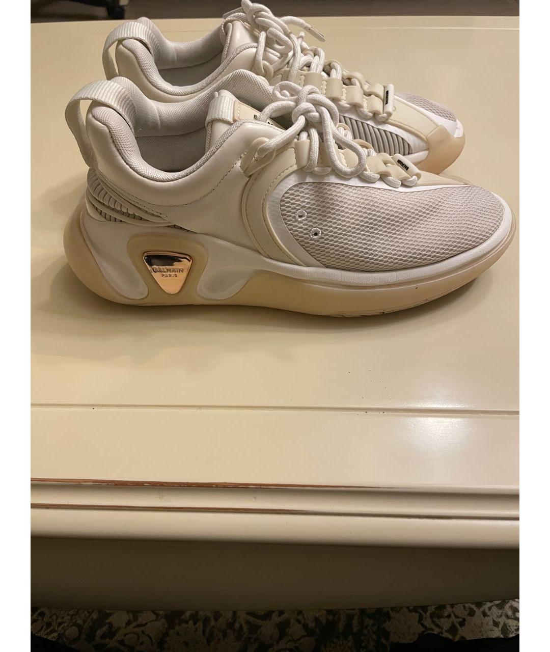 BALMAIN Бежевые кроссовки, фото 8