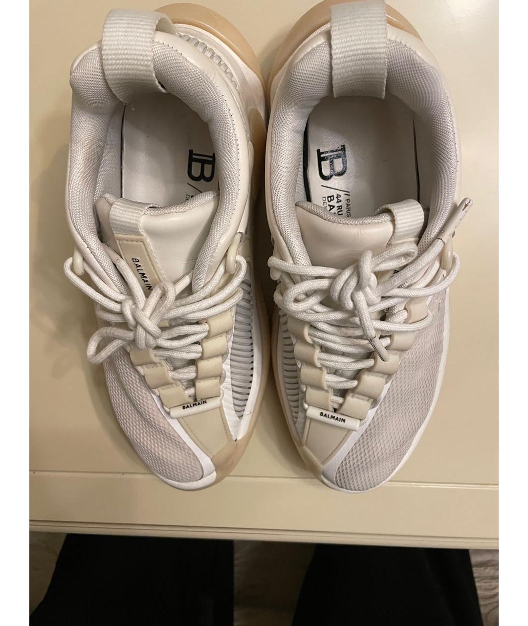 BALMAIN Бежевые кроссовки, фото 3