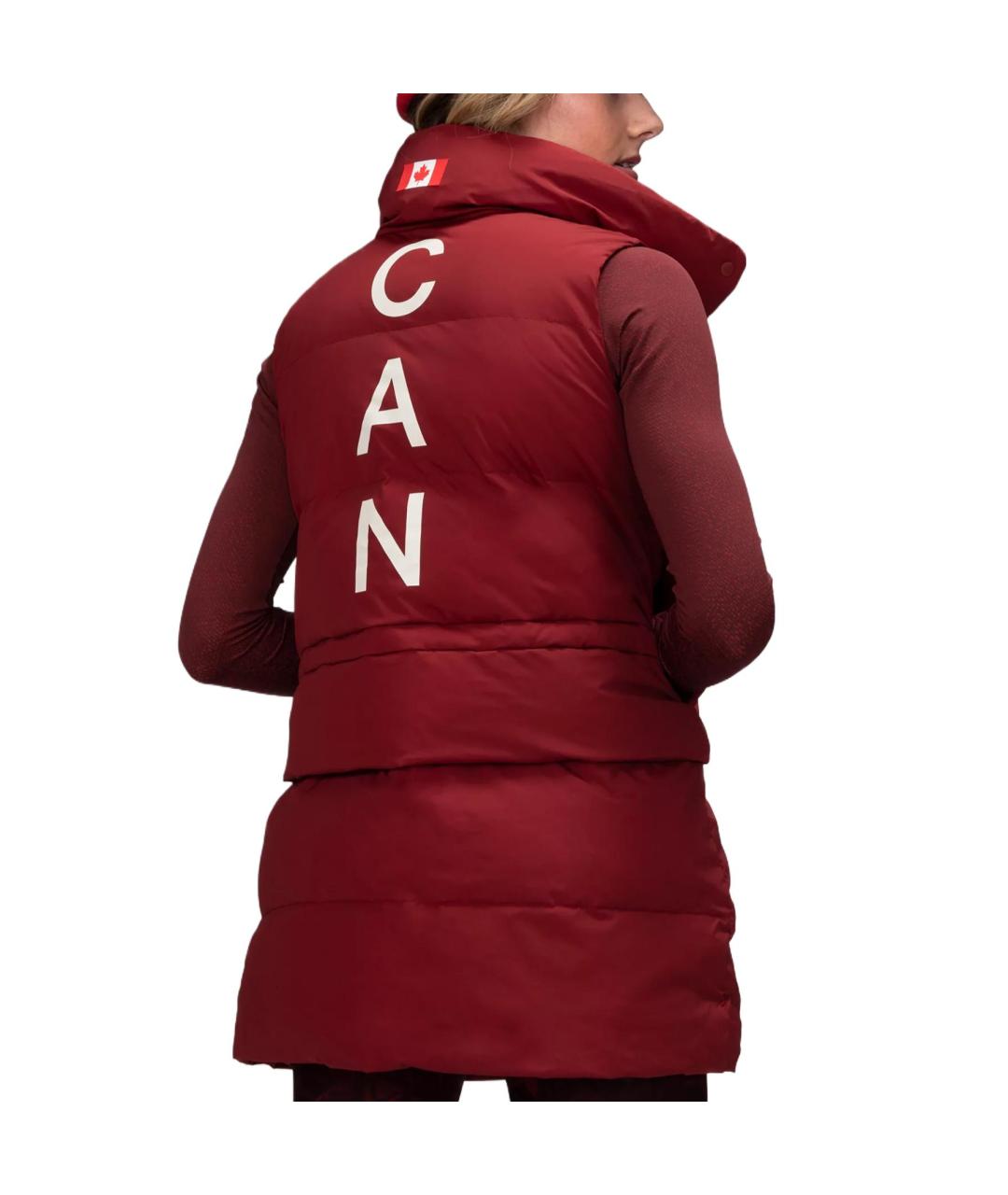 Lululemon Красный полиамидовый жилет, фото 4