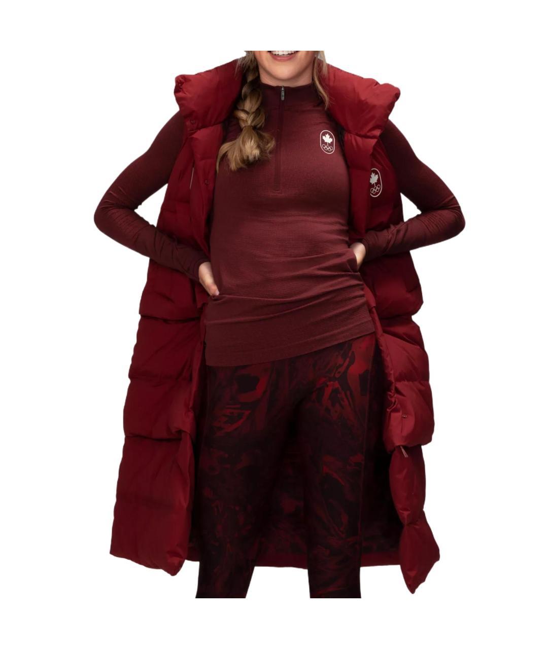 Lululemon Красный полиамидовый жилет, фото 3