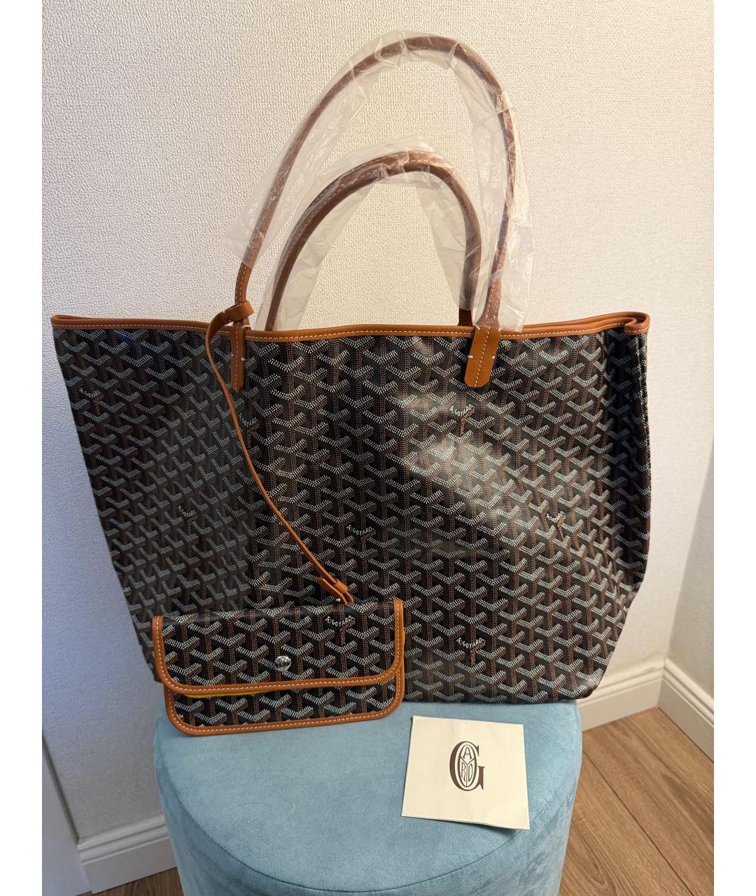 GOYARD Коричневая сумка тоут, фото 8