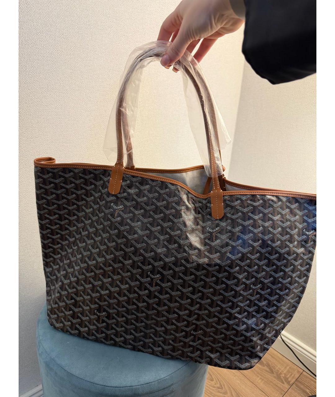 GOYARD Коричневая сумка тоут, фото 2