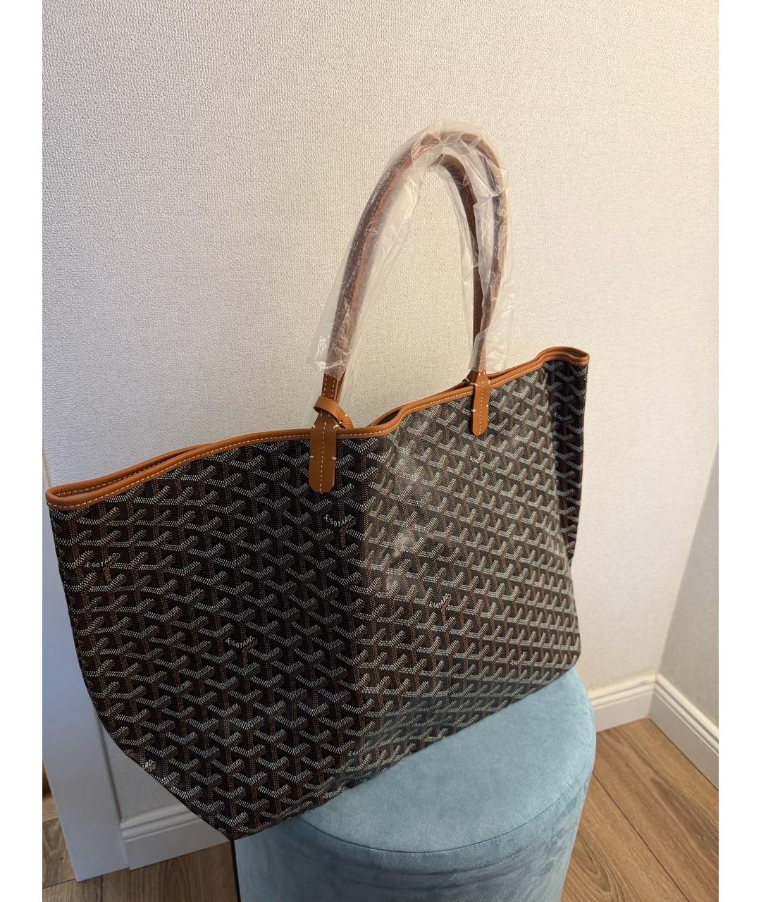 GOYARD Коричневая сумка тоут, фото 4