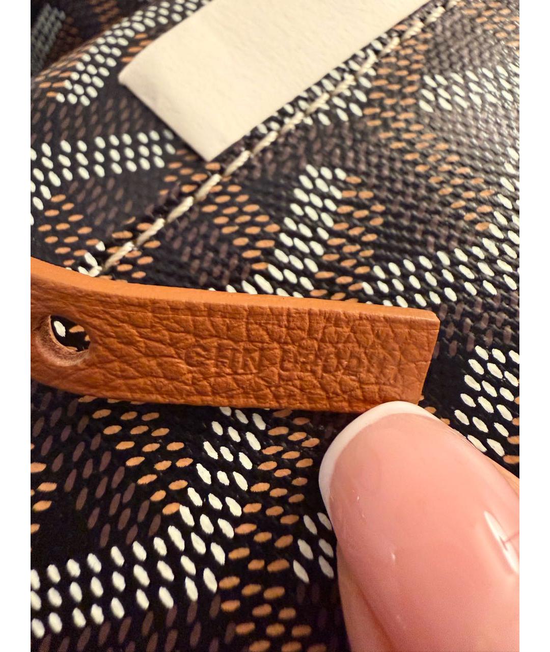 GOYARD Коричневая сумка тоут, фото 3