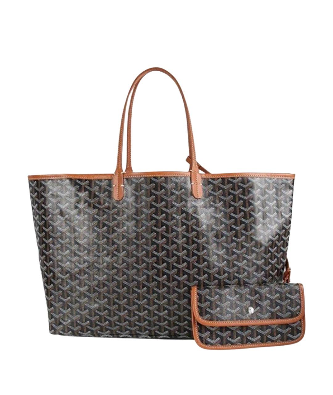 GOYARD Коричневая сумка тоут, фото 1