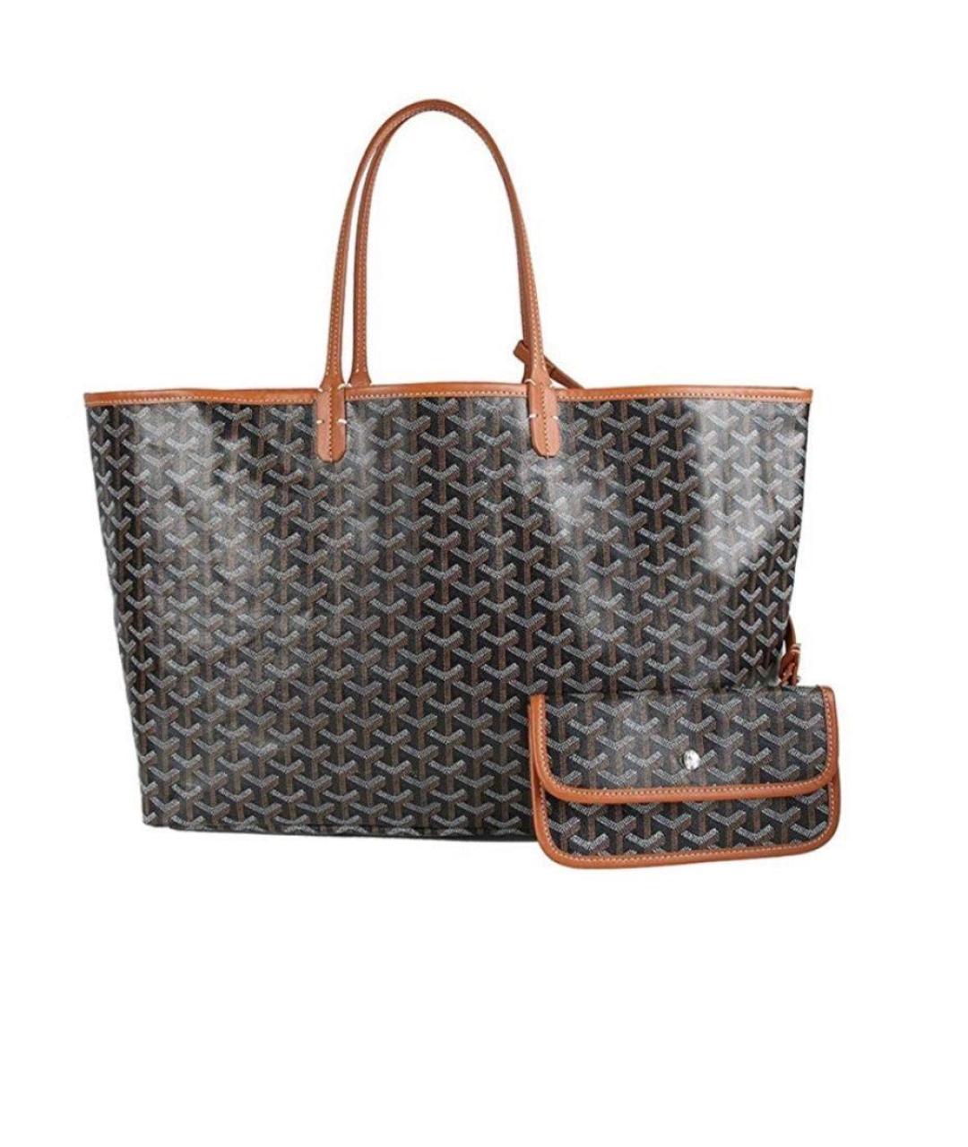 GOYARD Коричневая сумка тоут, фото 9