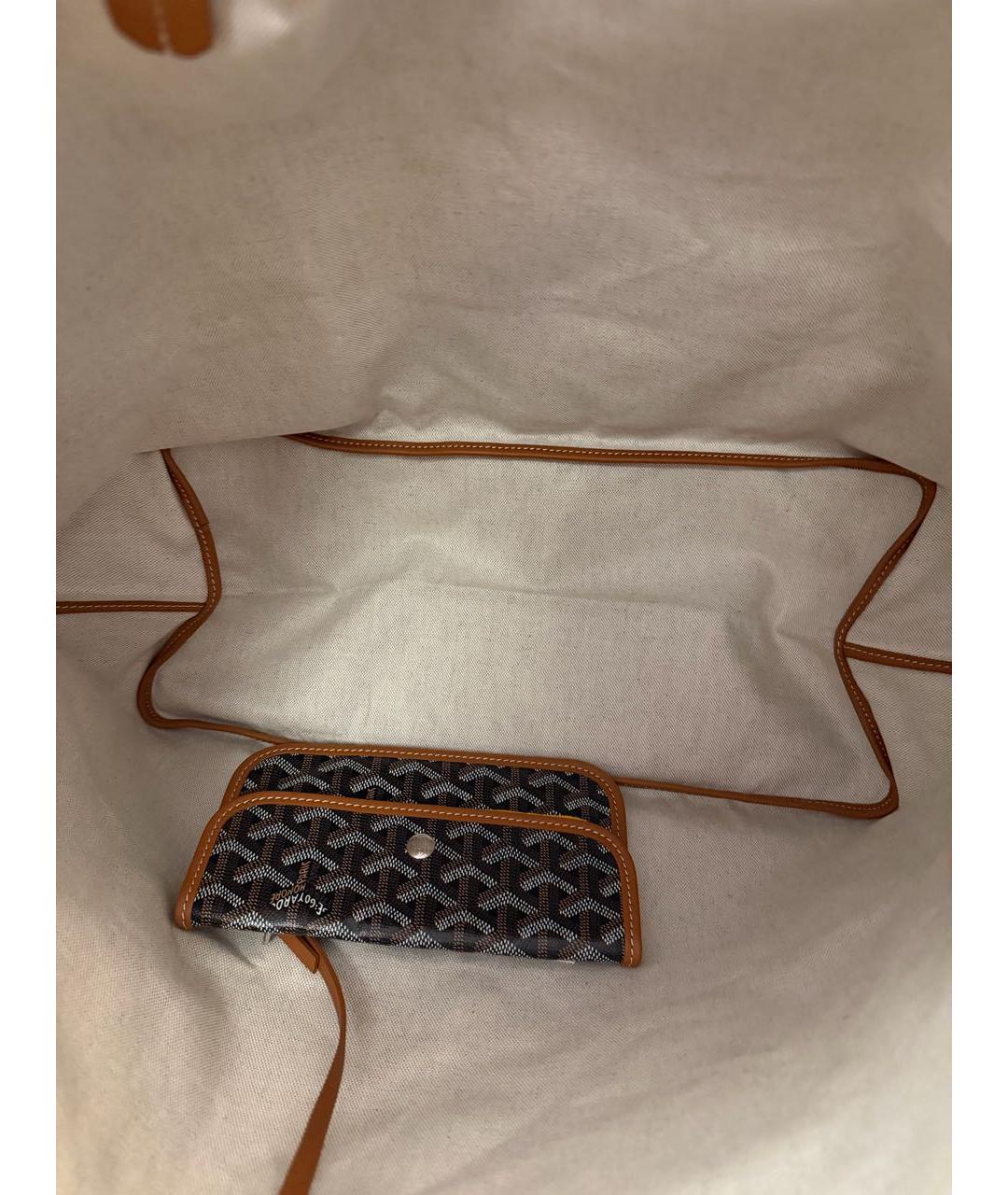 GOYARD Коричневая сумка тоут, фото 6