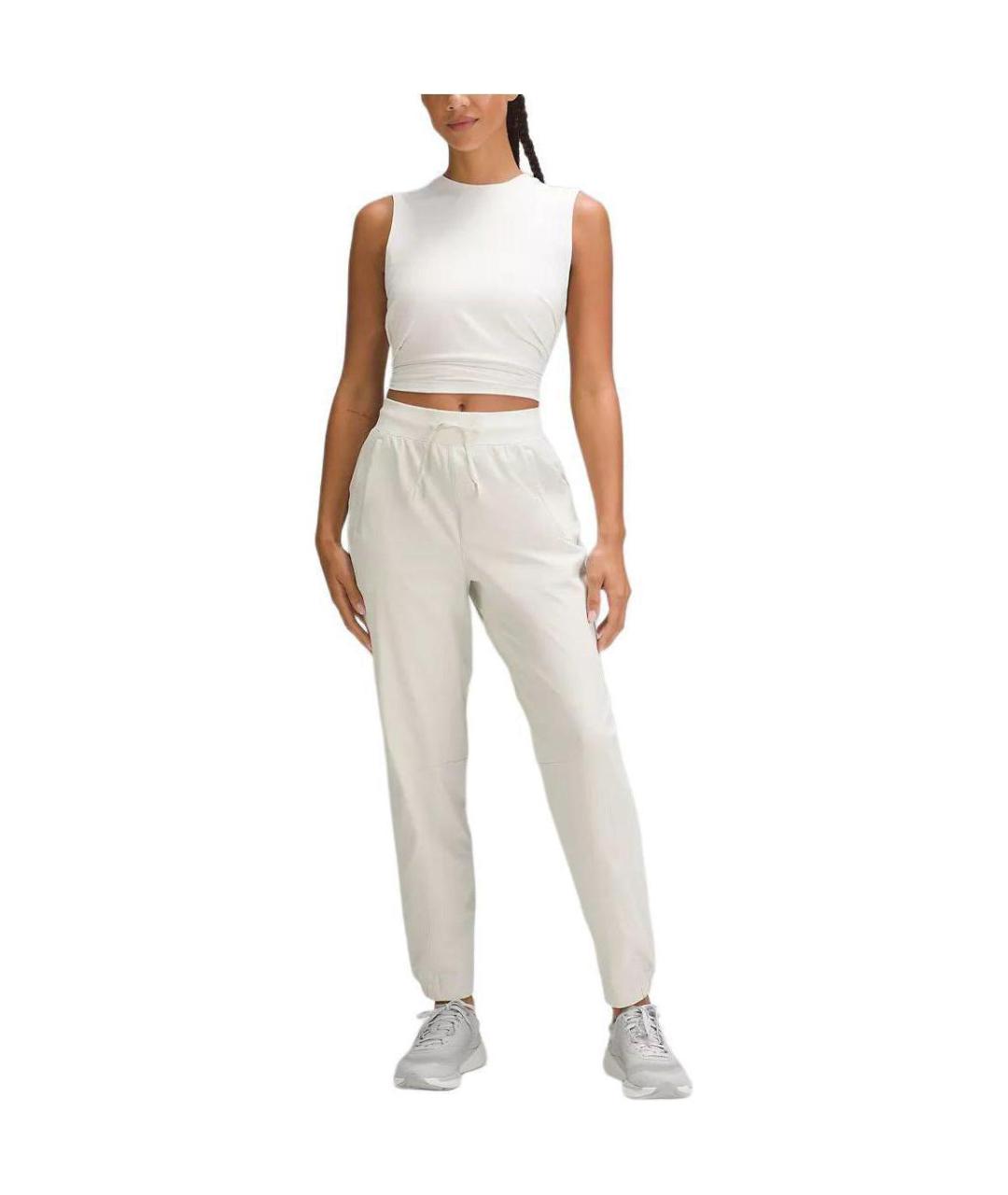 Lululemon Белые спортивные брюки и шорты, фото 5