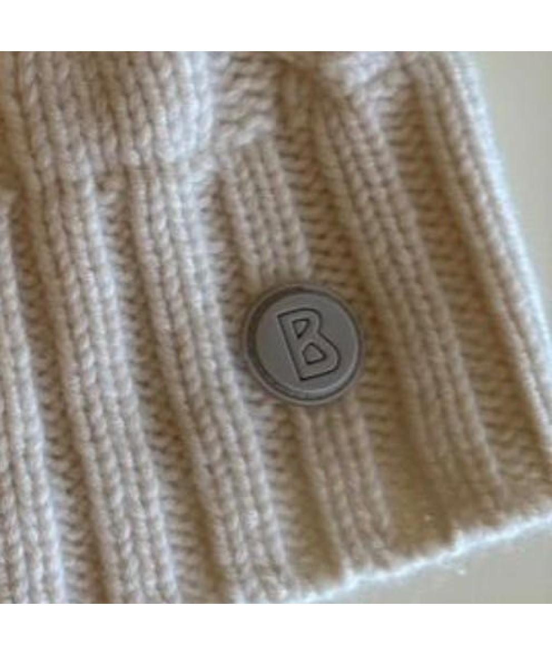 BOGNER Бежевая шерстяная шапка, фото 3