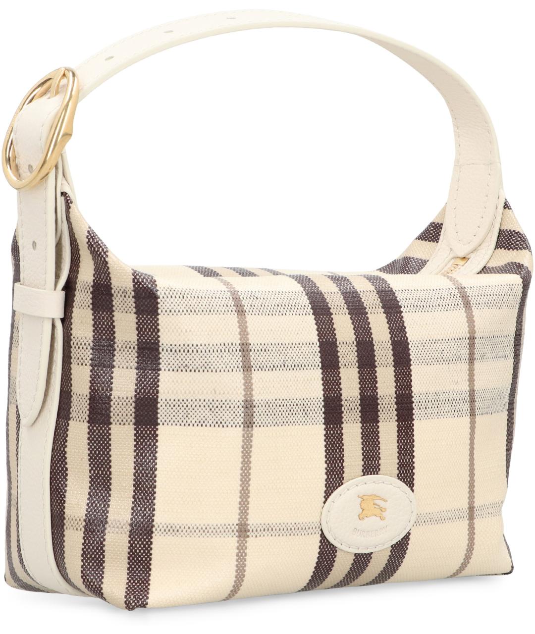 BURBERRY Мульти тканевая сумка с короткими ручками, фото 2