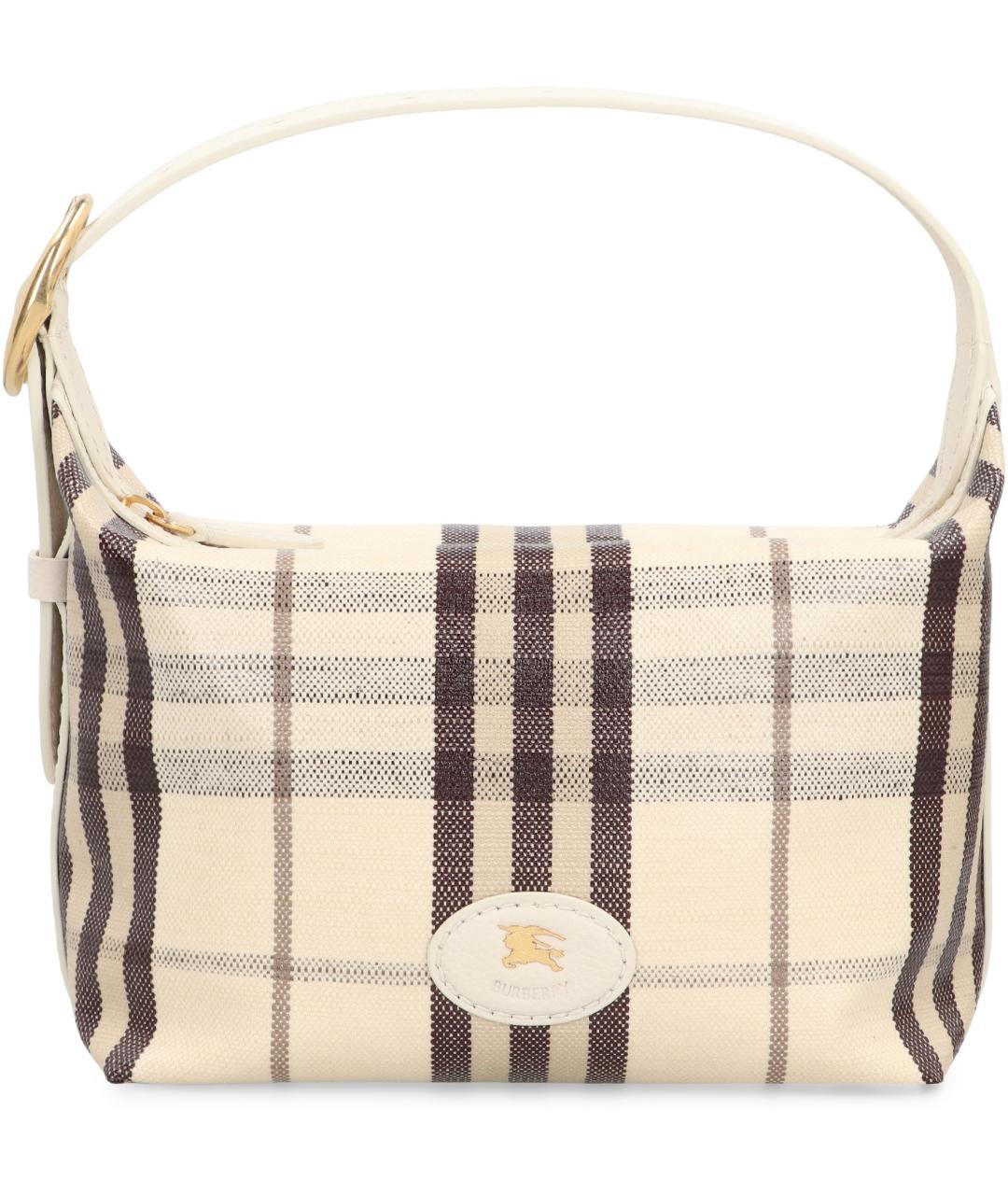 BURBERRY Мульти тканевая сумка с короткими ручками, фото 1