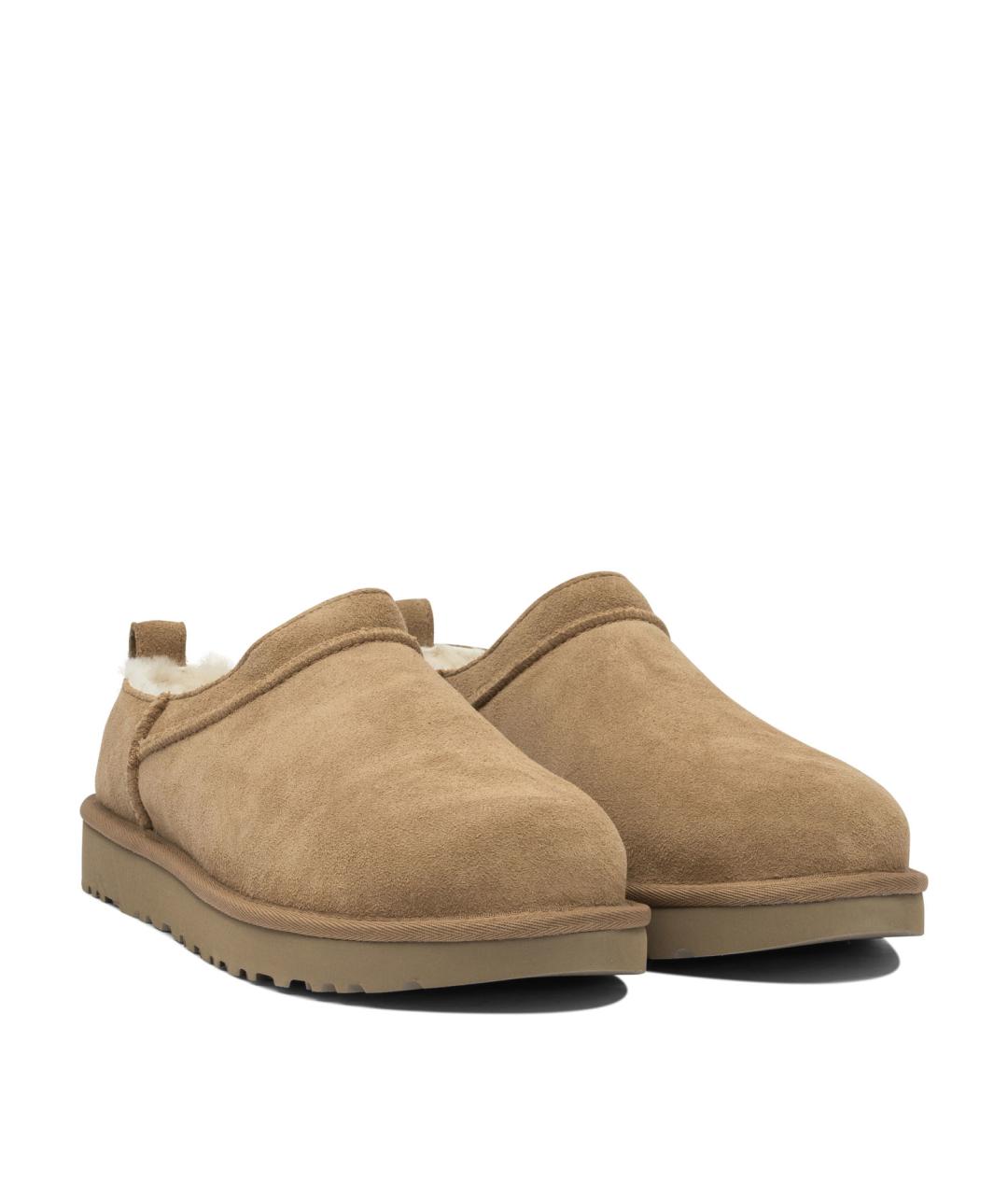 UGG AUSTRALIA Бежевые замшевые мюли, фото 2