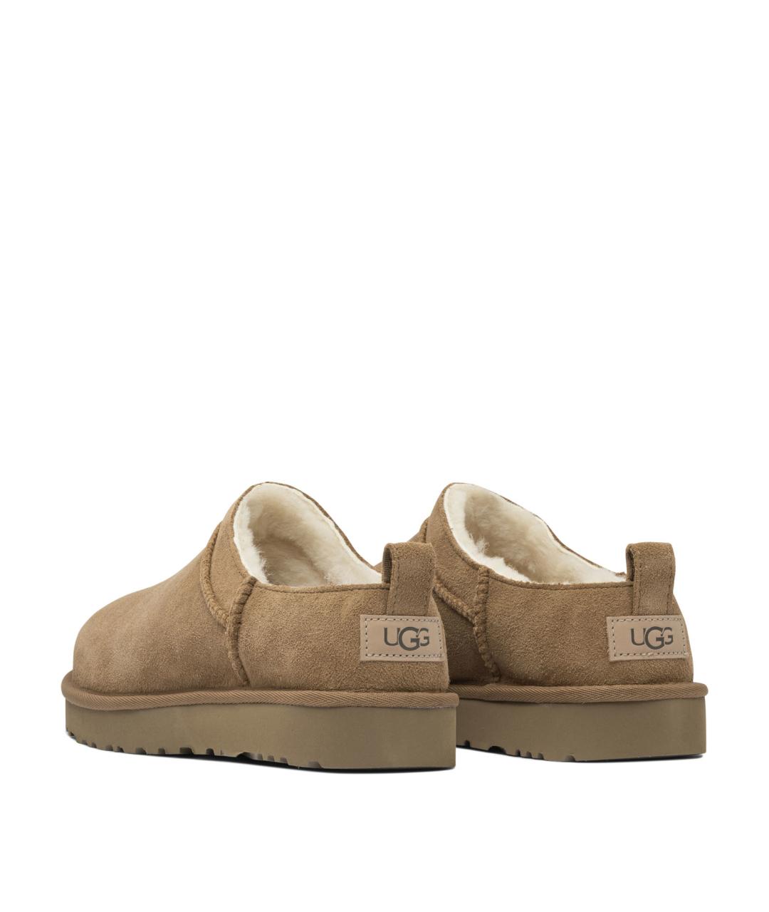 UGG AUSTRALIA Бежевые замшевые мюли, фото 4