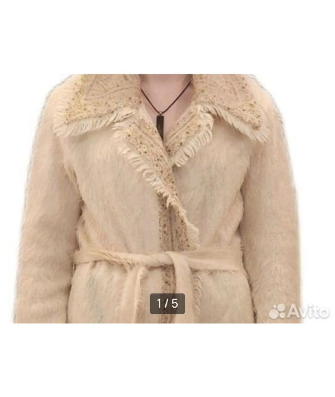 ESCADA Бежевый шерстяной кардиган, фото 5