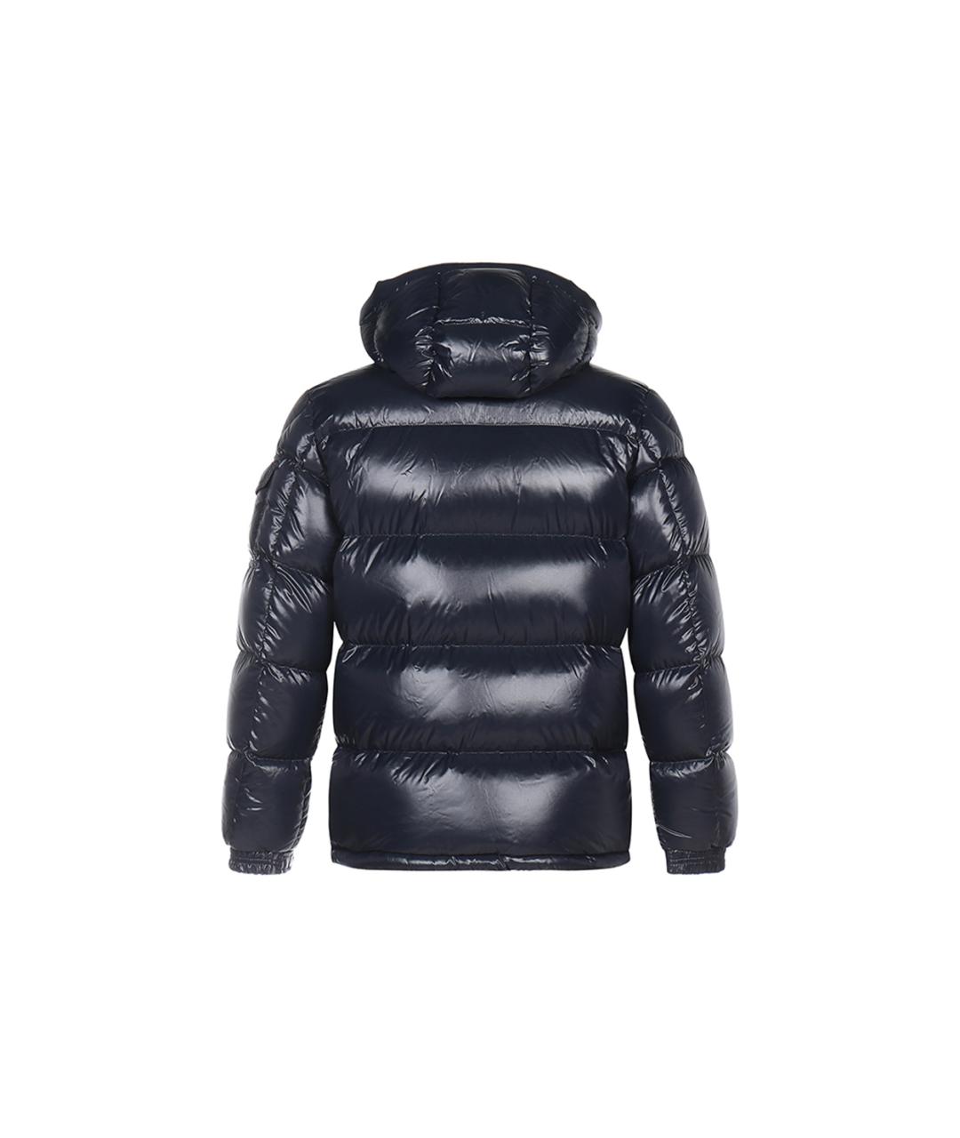 MONCLER Синяя полиамидовая куртка, фото 2