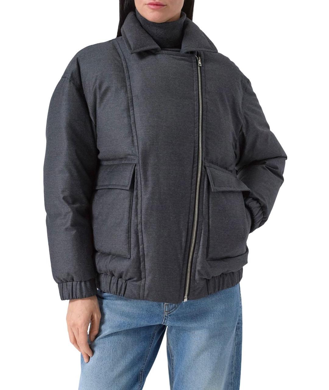 YVES SALOMON Антрацитовая куртка, фото 1