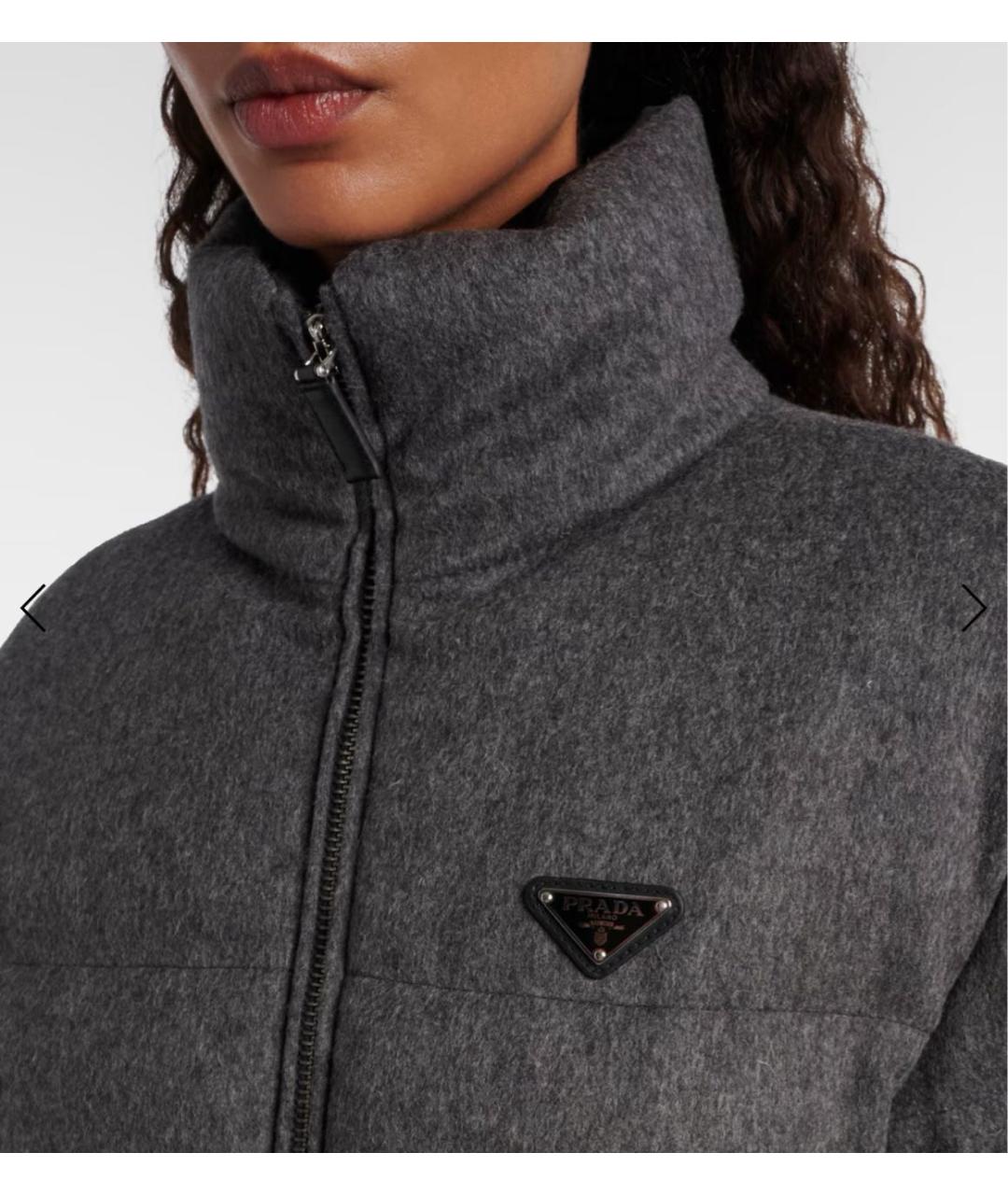 PRADA Серая куртка, фото 4