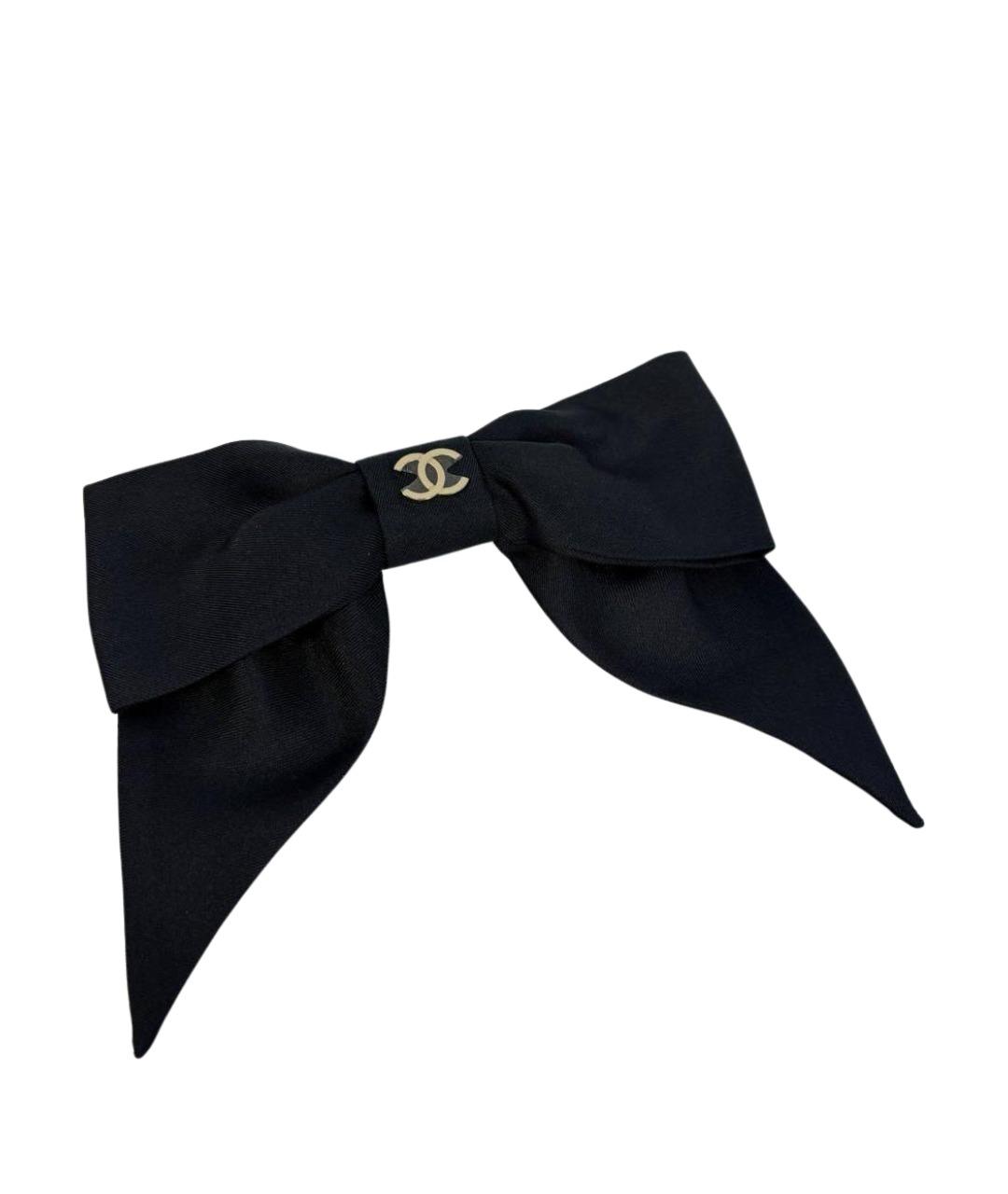 CHANEL Черная заколка, фото 1
